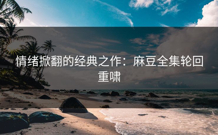 情绪掀翻的经典之作:麻豆全集轮回重啸 第1张 情绪掀翻的经典之作:麻豆全集轮回重啸 第1张